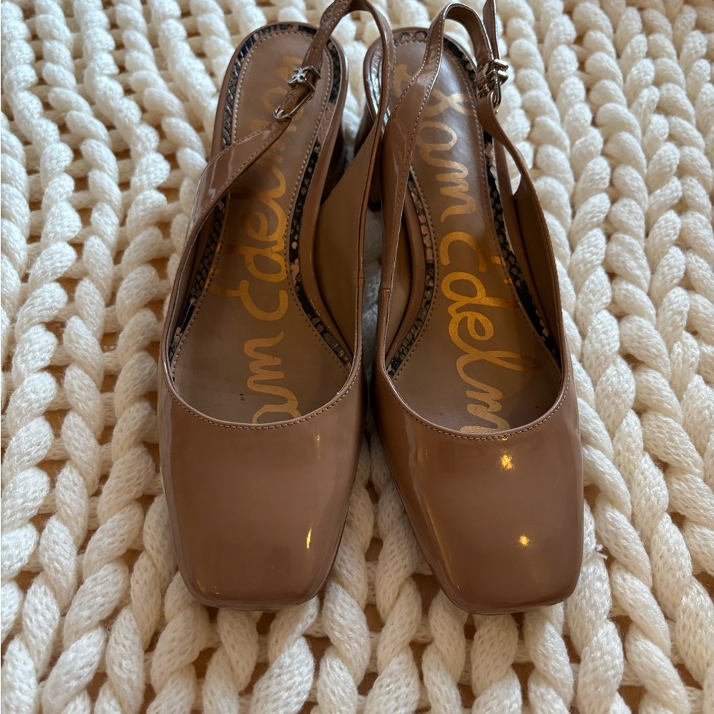 Sam Edelman Nude Slingback Heels